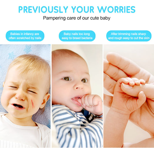 6-in-1 Electric Baby Nail Trimmer | Safe & Efficient Grooming Tool