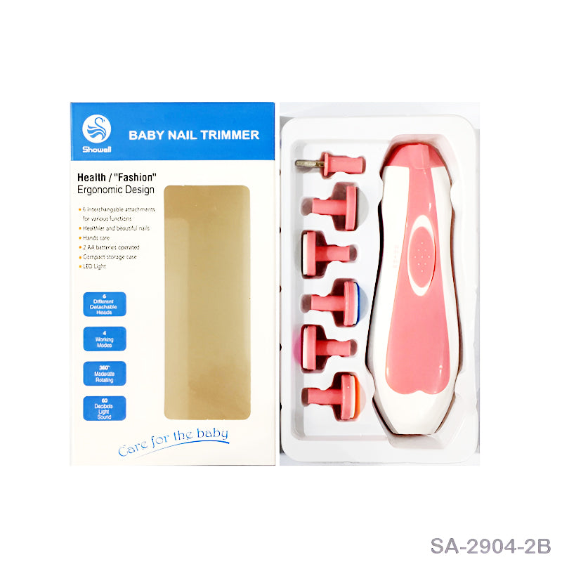 6-in-1 Electric Baby Nail Trimmer | Safe & Efficient Grooming Tool