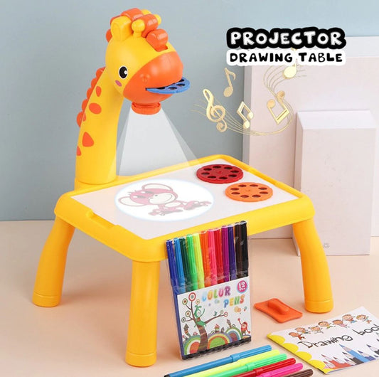 Giraffe LED Drawing Projector | Kids Art & Painting Table Toy
