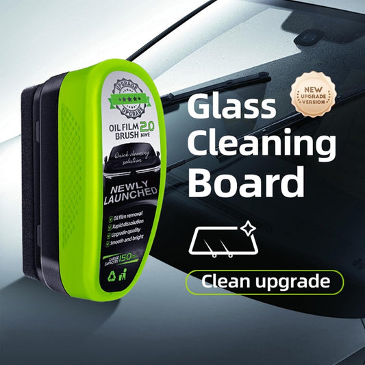 Powerful Glass Cleaning Pad | Anti-Fog & Oil-Film Remover