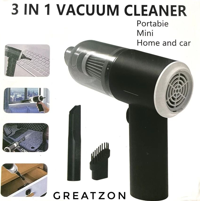 3-in-1 Portable Vacuum | Cordless Air Duster & Mini Pump