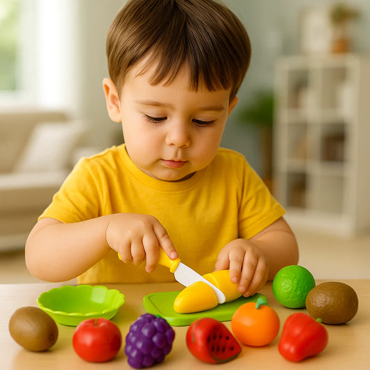 Fruits Cutting Toy Set | Pretend Play Kitchen for Kids